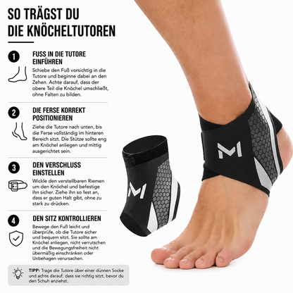 MORPH™ – Verstellbare Knöchelbandage für optimalen Halt