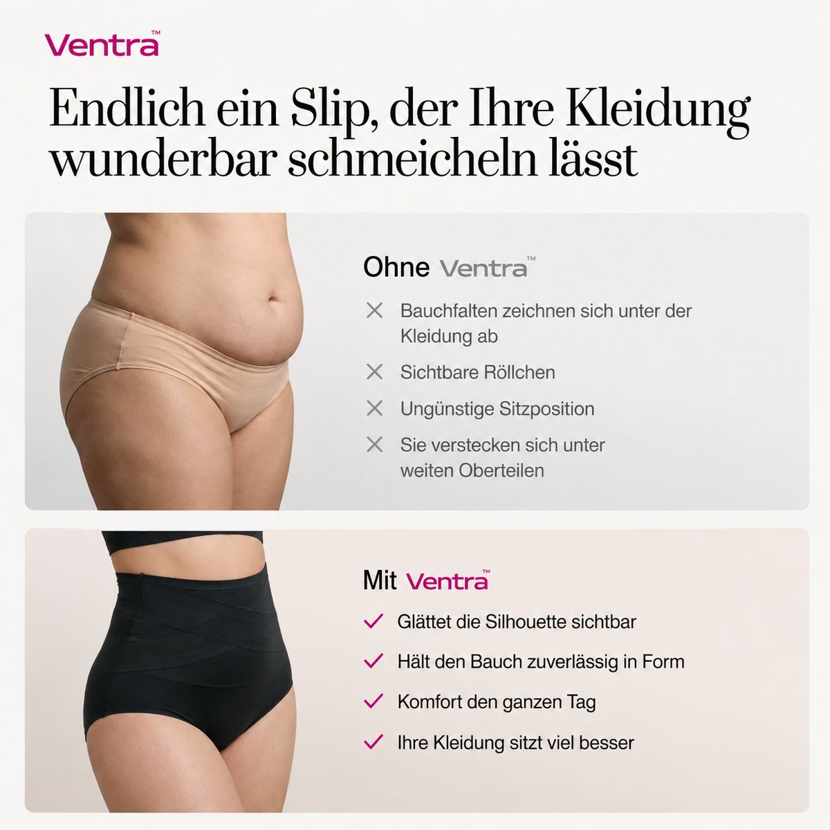 🌸 Ventra – Shapewear Hohe Taille