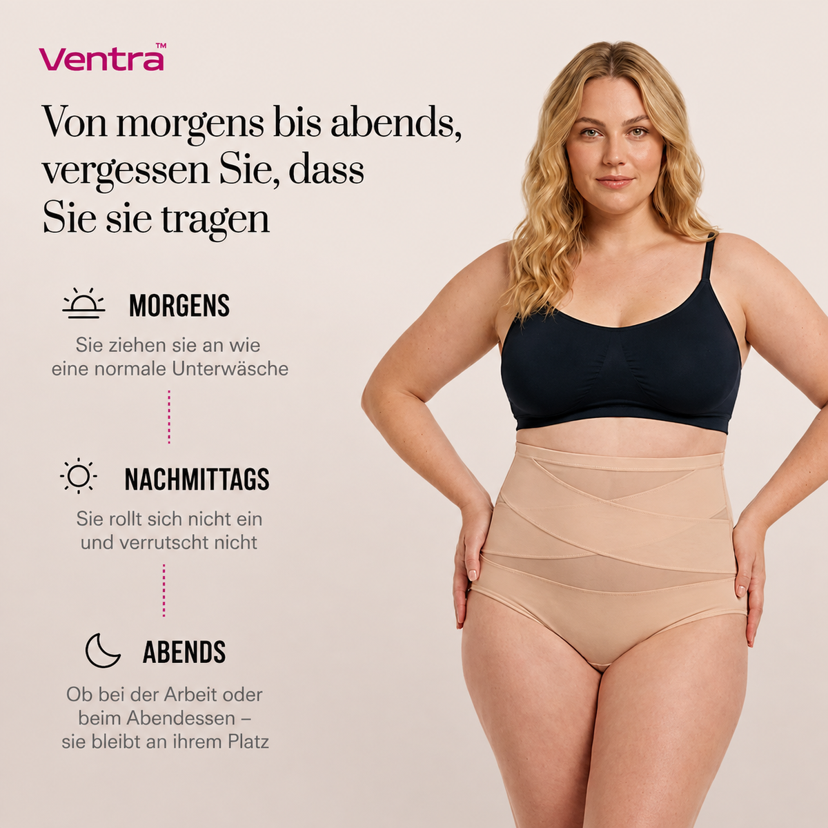 🌸 Ventra – Shapewear Hohe Taille